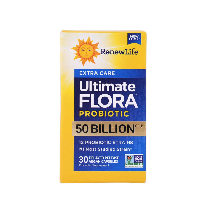 Renew Life Flora 50 Billion Extra Care Probiotic 30Cap